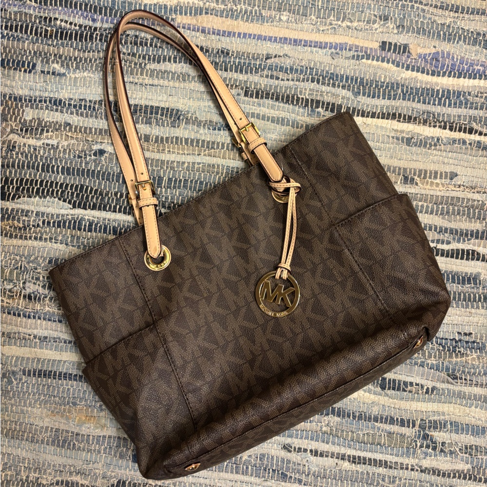 Michael Kors Brown Designer Tote Bag